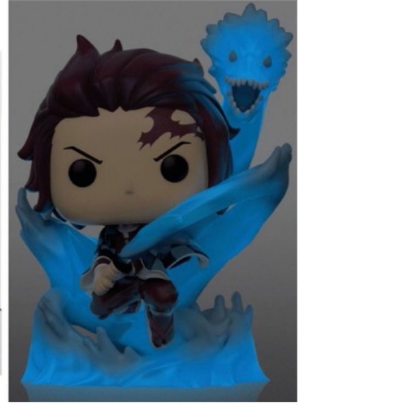 Anime Demon Slayer Tanjiro Kamado GITD Special Edition Funko Pop #873 - Picture 2 of 8